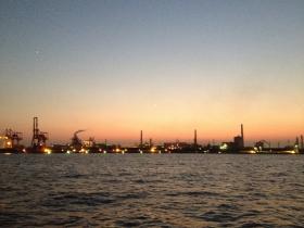 夕方の東扇島西公園